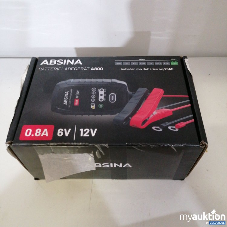 Artikel Nr. 770782 Artikel Nr. 770782: Absina Batterieladegerät A800