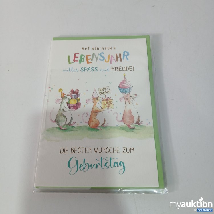 Artikel Nr. 799782 Artikel Nr. 799782: Geburtstagskarte 5 Stück