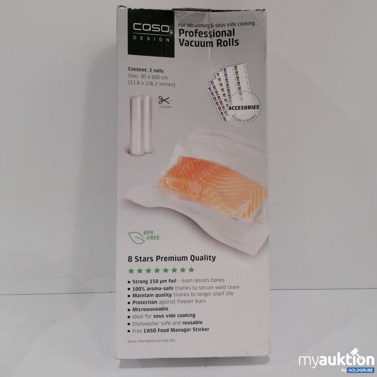 Artikel Nr. 849782 Artikel Nr. 849782: Caso Design Professional Vacuum Rolls, 2 Rollen 30x600cm
