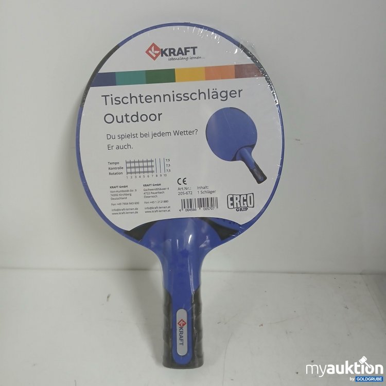 Artikel Nr. 874782: Kraft Tischtennisschläger Outdoor 205-672