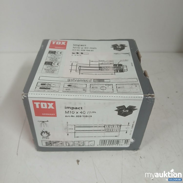 Artikel Nr. 877782 Artikel Nr. 877782: Tox Impact M10x 40mm 02910005