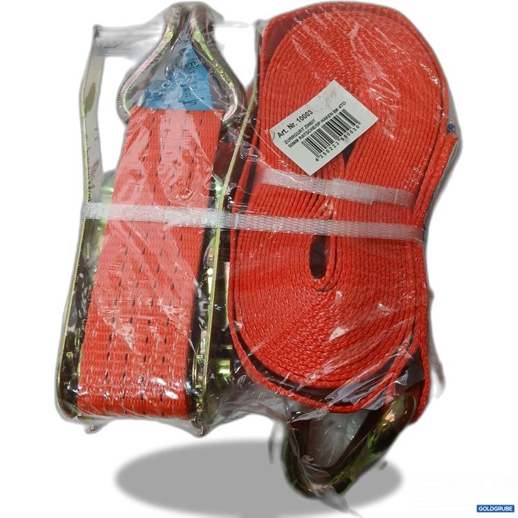 Artikel Nr. 958782: Zurrgurt mit Ratsche und Haken, 8m lang, 50mm breit, Art.No. 10003