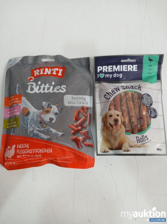Artikel Nr. 990782: RINTI 300g Multipack & PREMIERE 200g Ente Hundeleckerli
