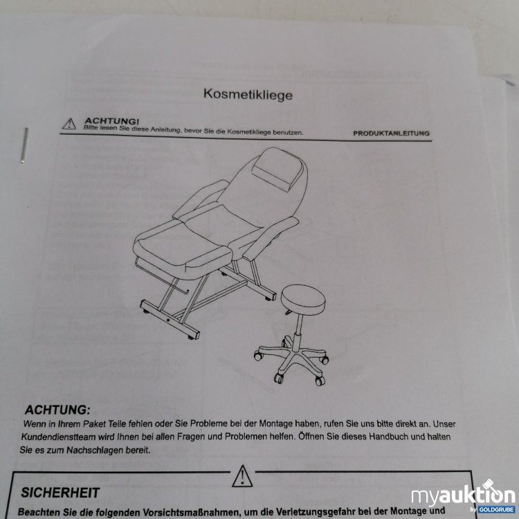 Artikel Nr. 437783: Kosmetikliege schwarz Lederoptik