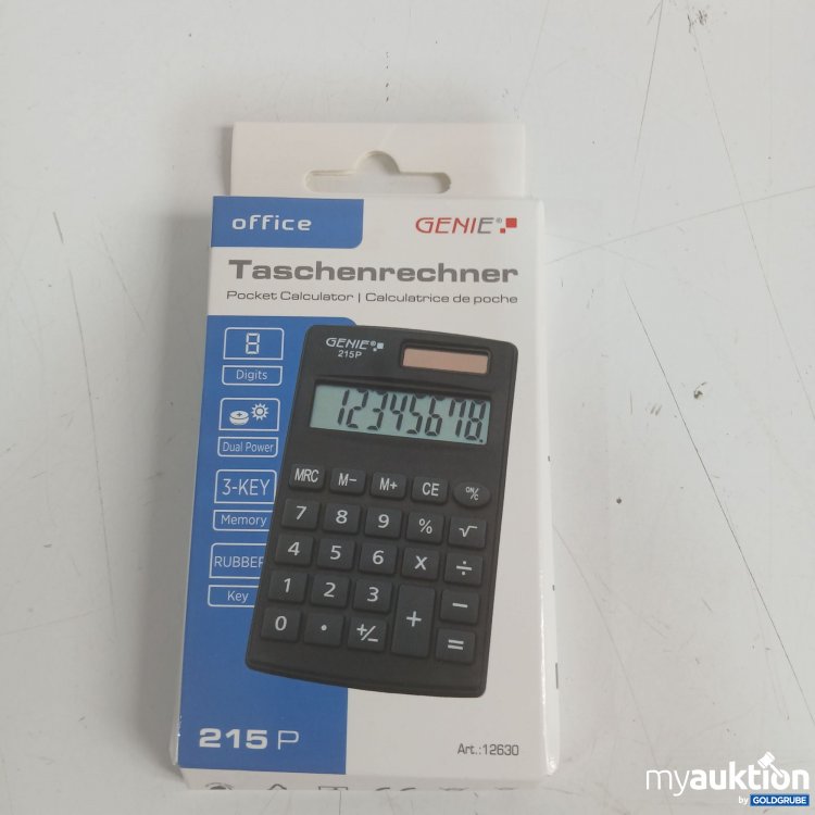 Artikel Nr. 444783 Artikel Nr. 444783: Genie office Taschenrechner 215P