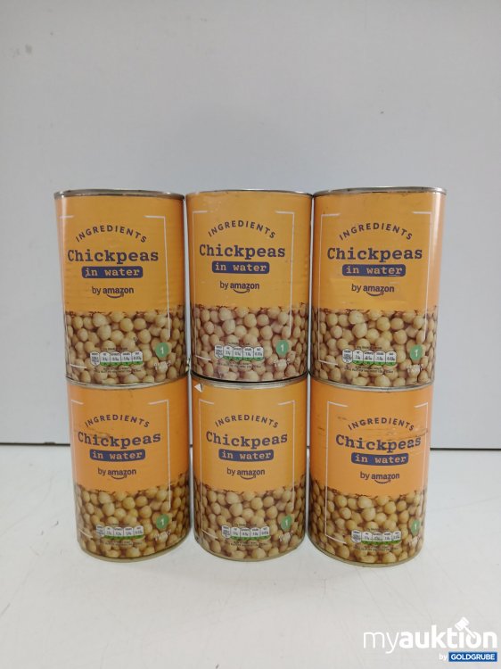 Artikel Nr. 460783: By Amazon Chickpeas in water 6x400g