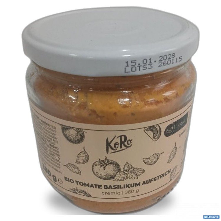 Artikel Nr. 465783 Artikel Nr. 465783: KoRo Bio Tomate Basilikum Aufstrich 380 g