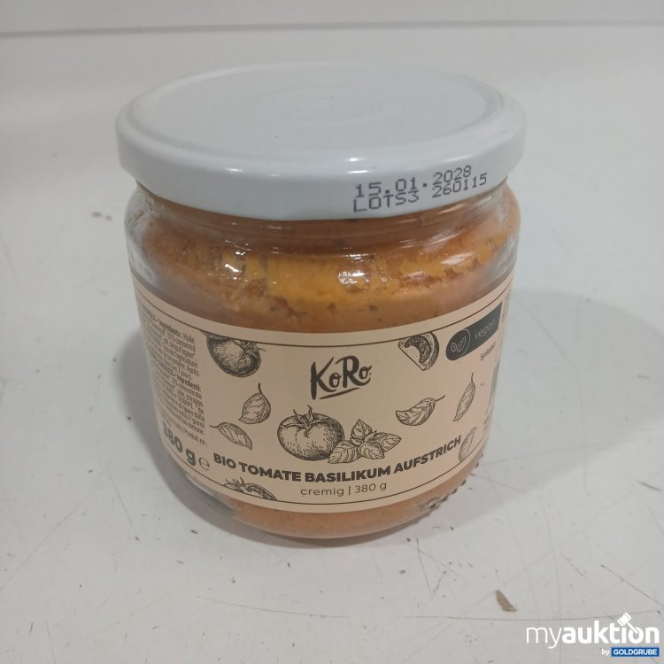 Artikel Nr. 465783 Artikel Nr. 465783: KoRo Bio Tomate Basilikum Aufstrich 380 g