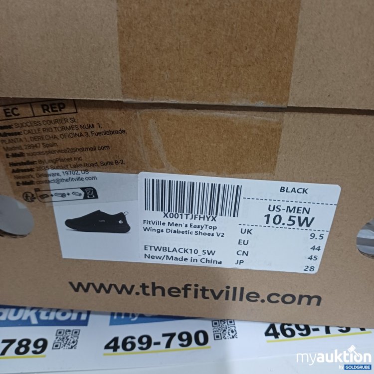 Artikel Nr. 469783 Artikel Nr. 469783: FitVille Herren Schuhe EasyTop Wings Diabetic