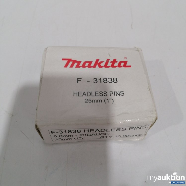 Artikel Nr. 840783 Artikel Nr. 840783: Makita Headless Pins 31838, 25mm, 1"