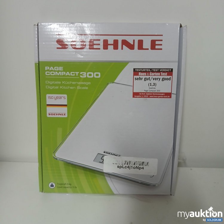 Artikel Nr. 916783: Soehnle Page Compact 300 Digitale Küchenwaage 