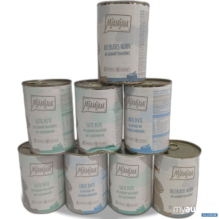 Artikel Nr. 962783: Mjamjam Katzenfutter diverse Sorten 8x400g