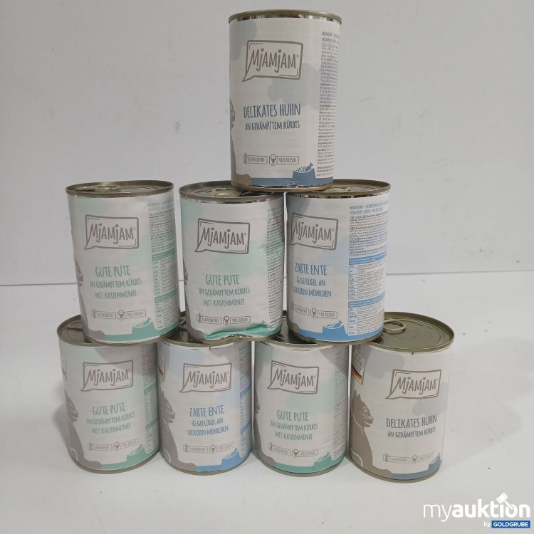 Artikel Nr. 962783: Mjamjam Katzenfutter diverse Sorten 8x400g