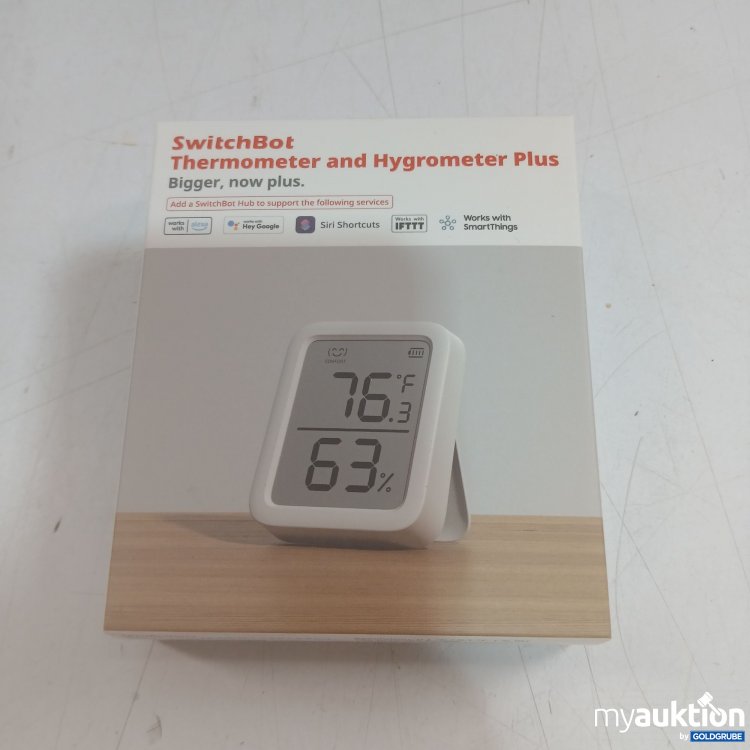Artikel Nr. 461784 Artikel Nr. 461784: SwitchBot Thermometer and Hygrometer Plus