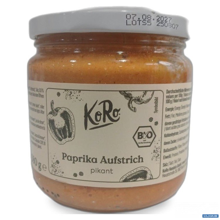 Artikel Nr. 465784 Artikel Nr. 465784: KoRo Paprika Aufstrich pikant 380 g
