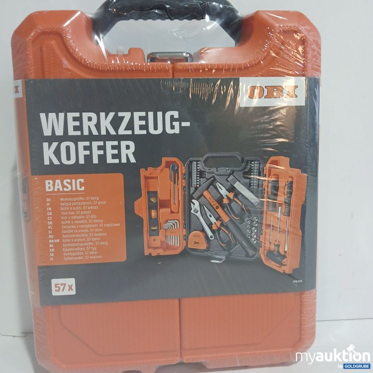 Artikel Nr. 521784 Artikel Nr. 521784: Obi Werkzeugkoffer Basic 57teilig