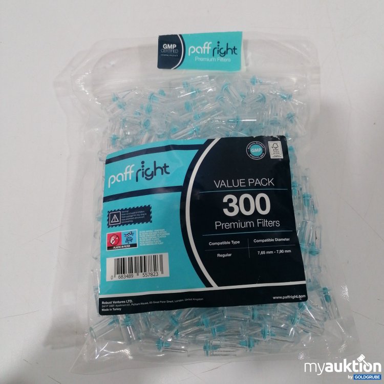 Artikel Nr. 898784: Paff right 300 Premium Filters 