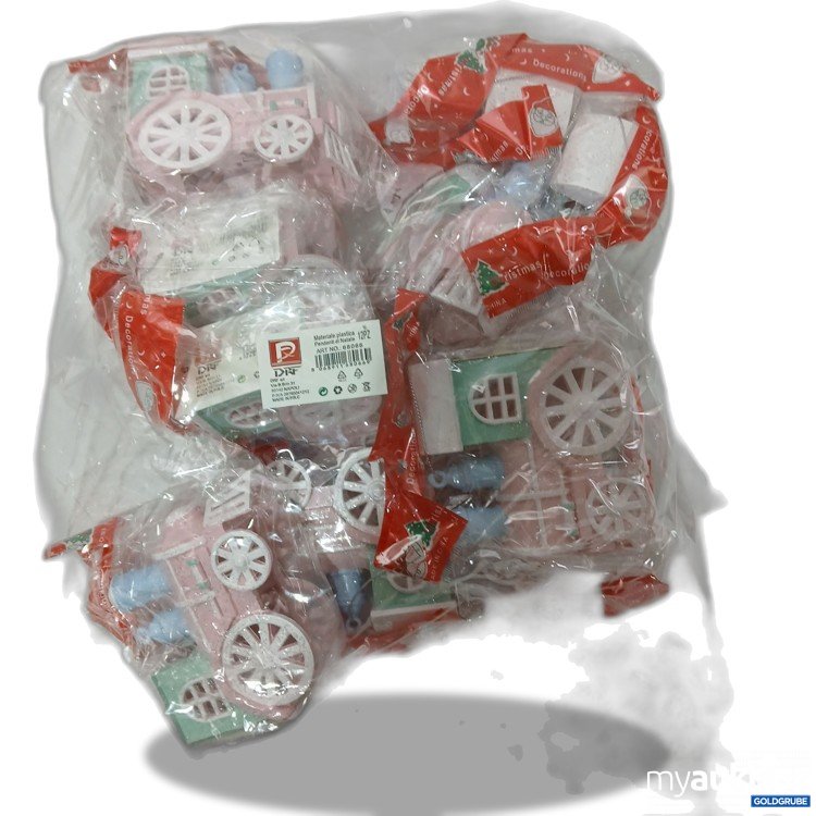 Artikel Nr. 929784: DRF srl Weihnachtsdeko Lokomotive 12Stk, Art.No. 68066