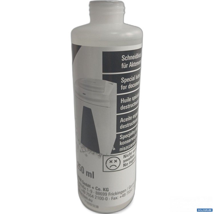 Artikel Nr. 952784: Schneidblock Spezialöl für Aktenvernichter 250ml
