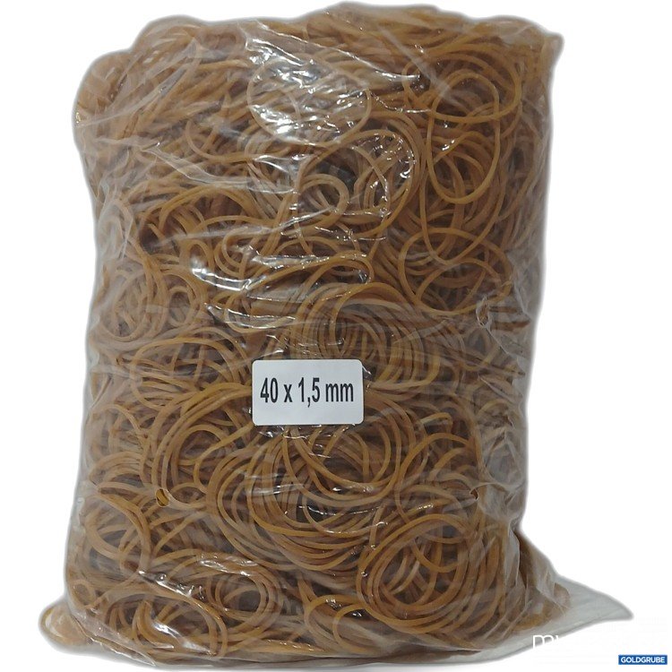 Artikel Nr. 958784: Gummiringe Natur 40mm/1,5mm