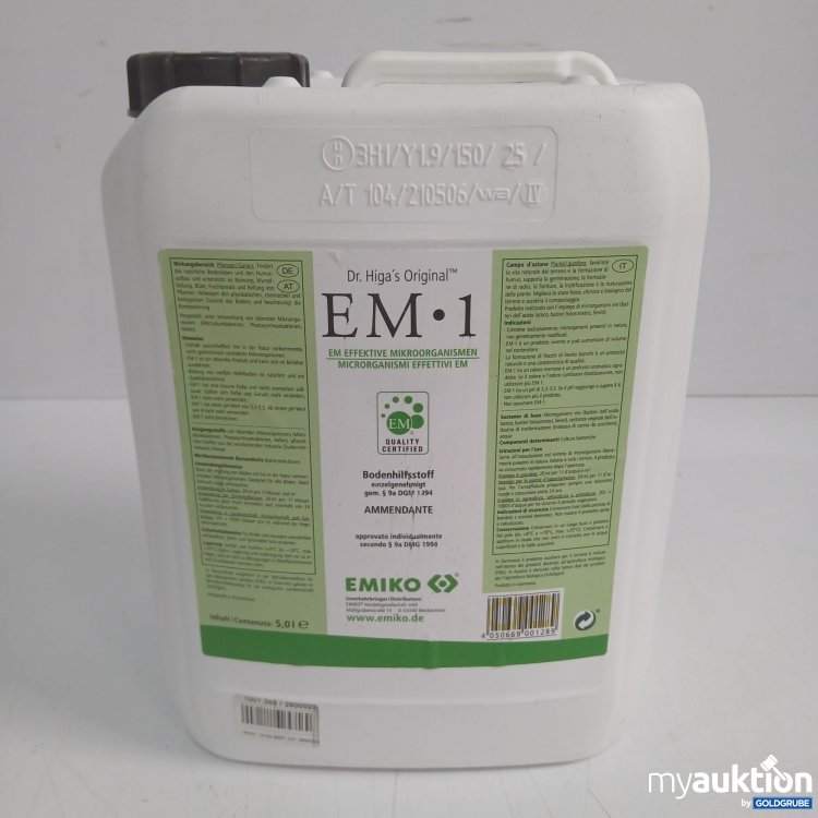 Artikel Nr. 984784: Dr. Higas Original EM • 1 Bodenhilfsstoffe 5L