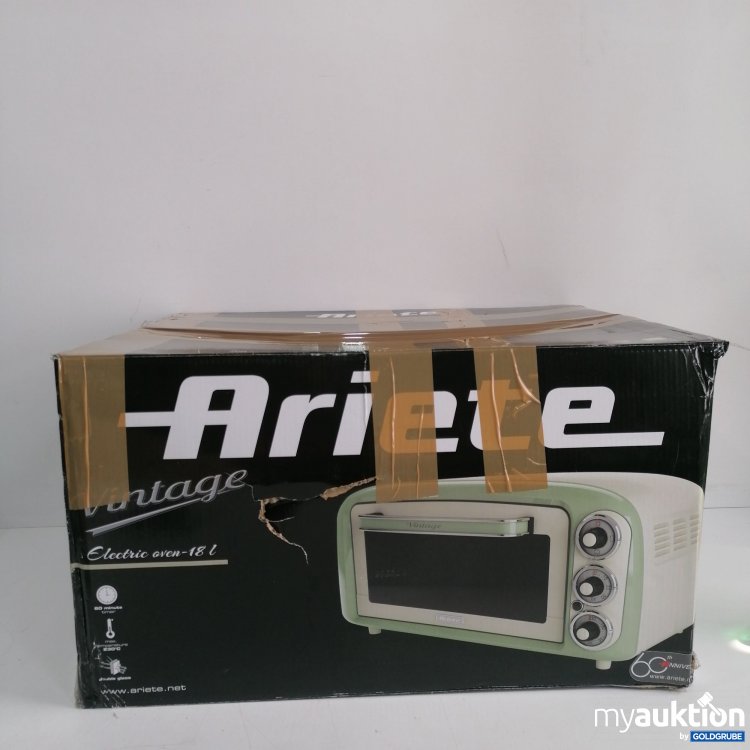 Artikel Nr. 399785 Artikel Nr. 399785: Ariete Vintage Electric Oven 18L hellgrau
