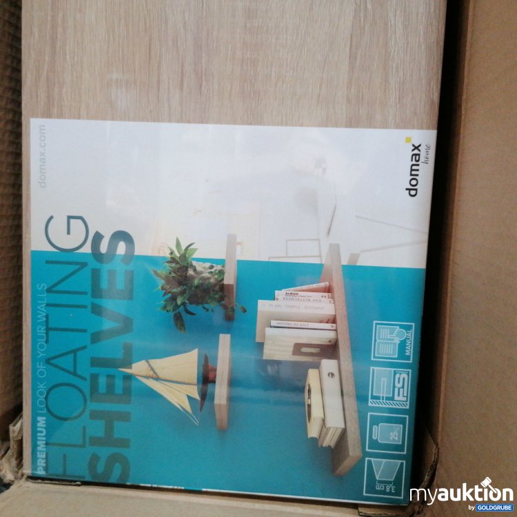 Artikel Nr. 437785: Domax 3x Regale Sonoma Eiche 118x23.5 cm
