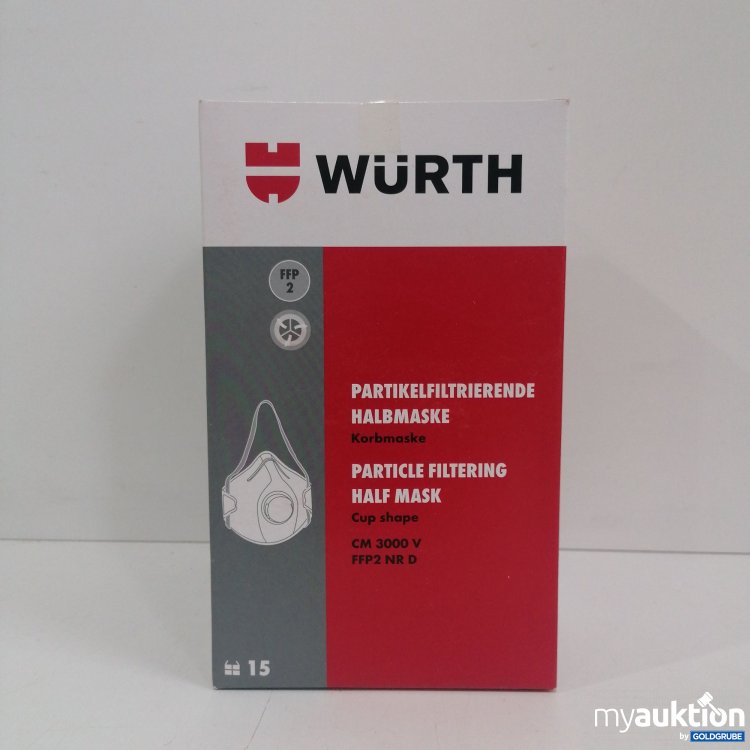 Artikel Nr. 442785 Artikel Nr. 442785: Würth Partikelfiltermaske 2797, 15 Stk