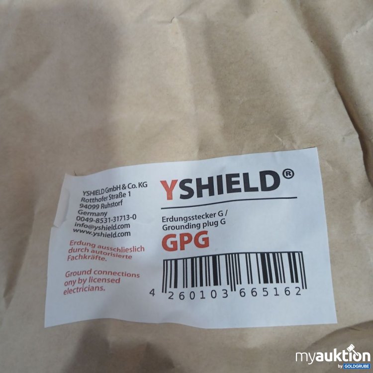 Artikel Nr. 819786 Artikel Nr. 819786: YSHIELD Erdungsstecker G GPG