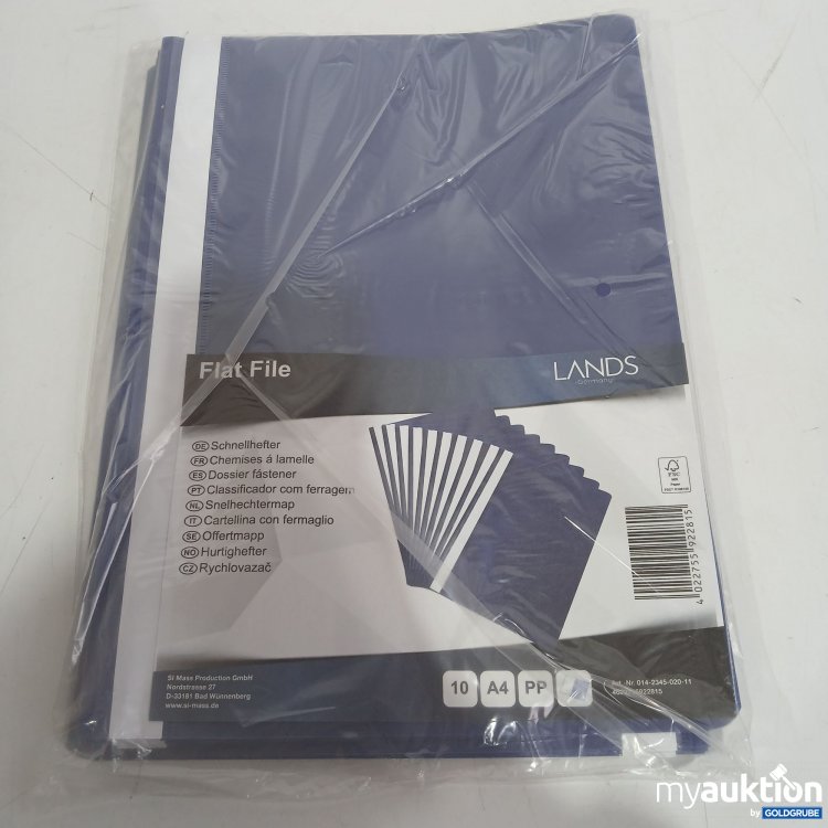 Artikel Nr. 867786: Lands Schnellhefter dunkelblau 10Stk 