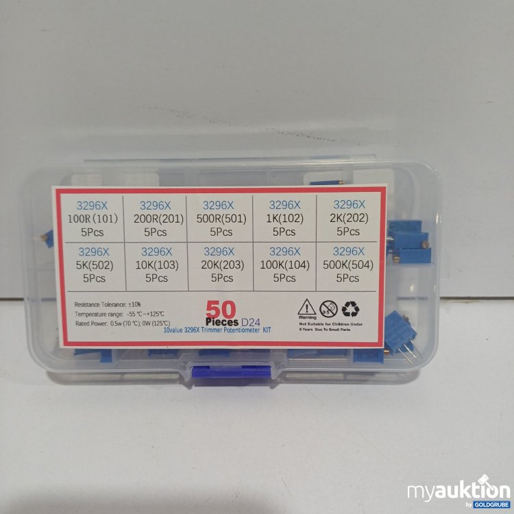 Artikel Nr. 894786: Multiturn-Trimmpotentiometern 50Stk.