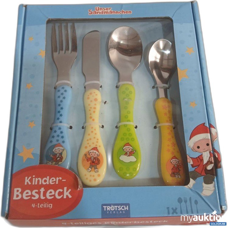 Artikel Nr. 919786: Unser Sandmännchen Kinder-Besteck 4-teilig