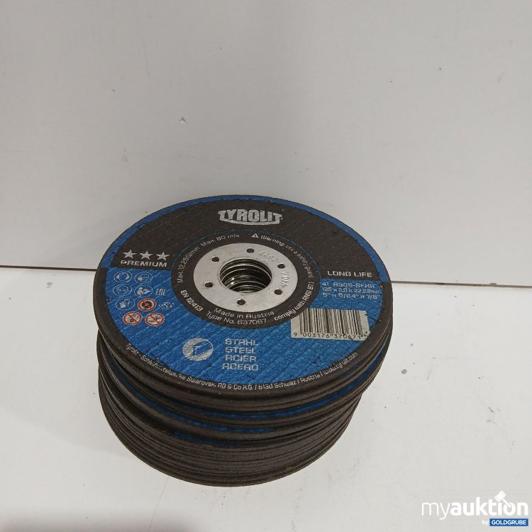 Artikel Nr. 950786: Tyrolit Trennscheiben Stahl 125mm ohne Verpackung 25 Stück 