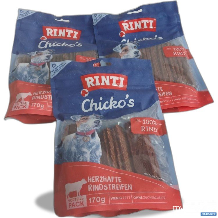 Artikel Nr. 973786: Rinti Chicko's Herzhafte Rindstreifen je 170g