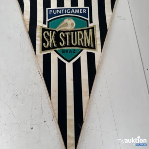 Auktion SK Sturm Wimpel gesticktes Wappen
