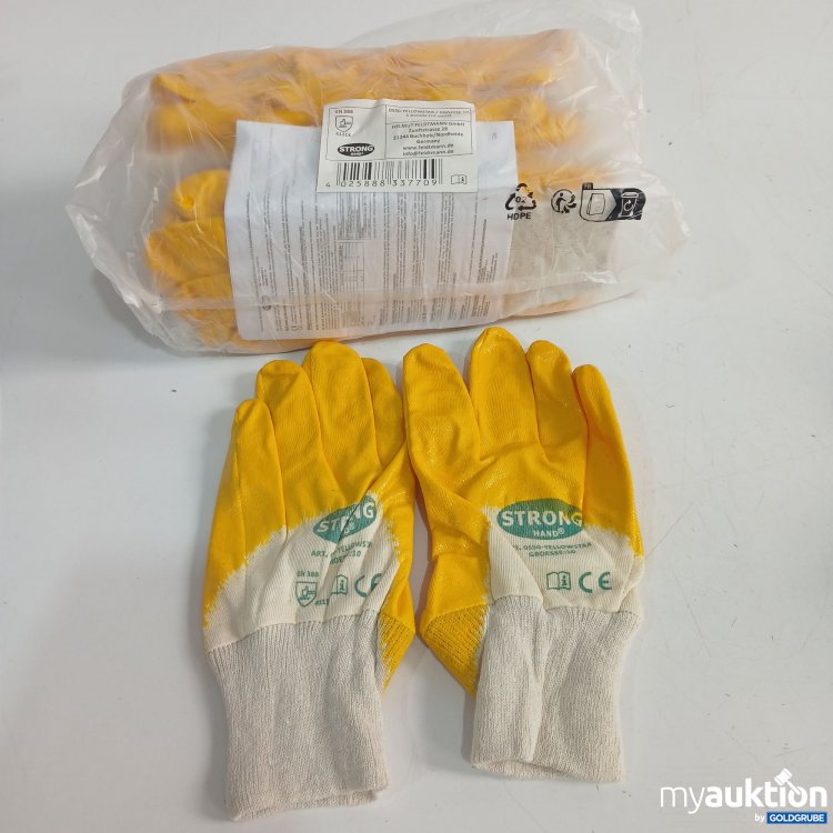Artikel Nr. 440787: Strong Hand Yellowstars Handschuhe 12Paar 