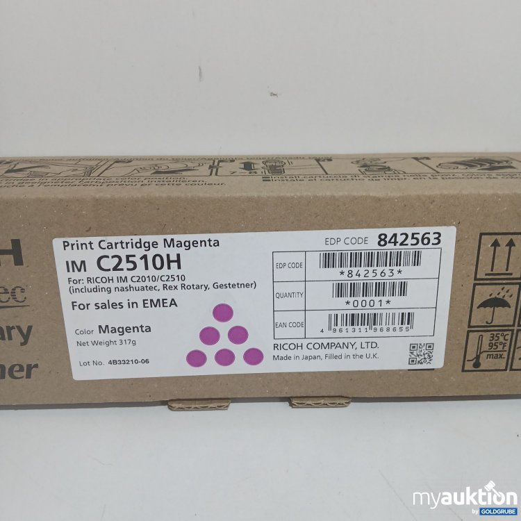 Artikel Nr. 824787: Ricoh Print Cartridge Magenta IM C2510H 