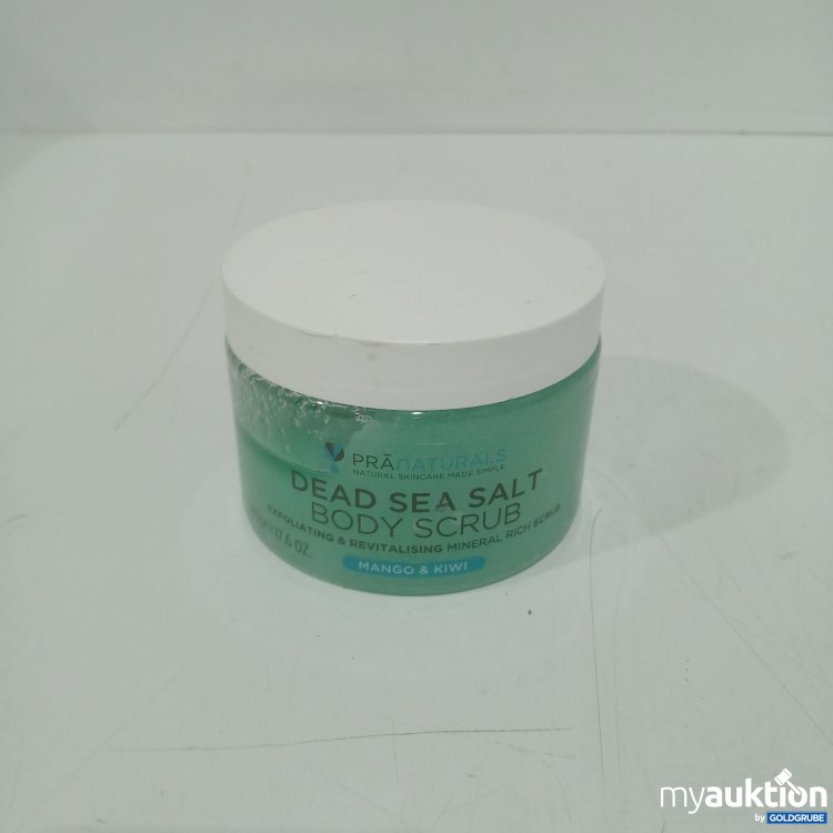 Artikel Nr. 885787: PRĀNATURALS Dead Sea Salt Body Scrub Mango & Kiwi 500g