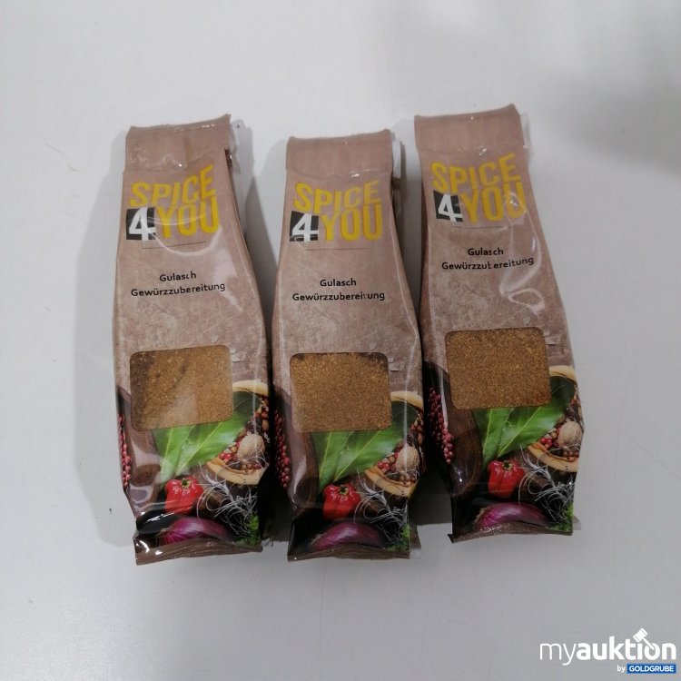 Artikel Nr. 914787: 3Stk Spice4you Gulasch Gewürzzubereitung 50g
