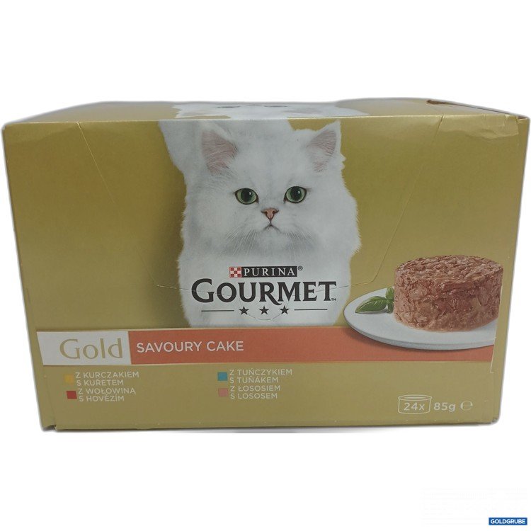 Artikel Nr. 971787: Purina Gourmet Gold Savoury Cake 24x85g mit Huhn, Thunfisch, Lachs, Rind 
