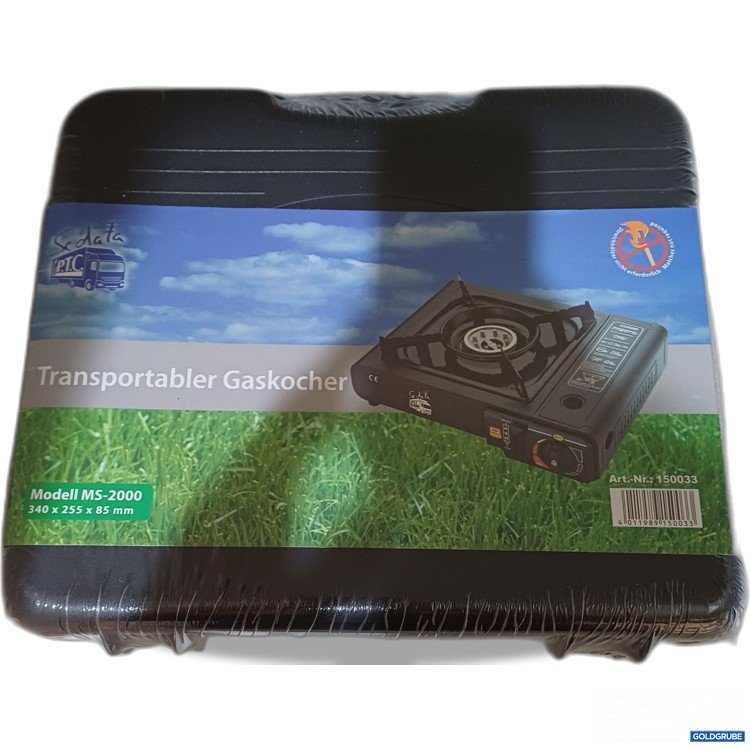 Artikel Nr. 988787: Sedata Transportabler Gaskocher, Modell MS-2000, 340x255x85mm
