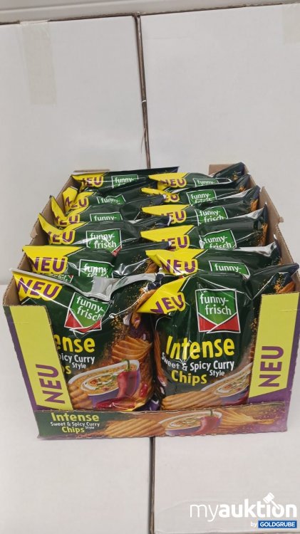 Artikel Nr. 429788 Artikel Nr. 429788: Funny Firsch Intense Sweet & Spicy Curry Chips 12x110g