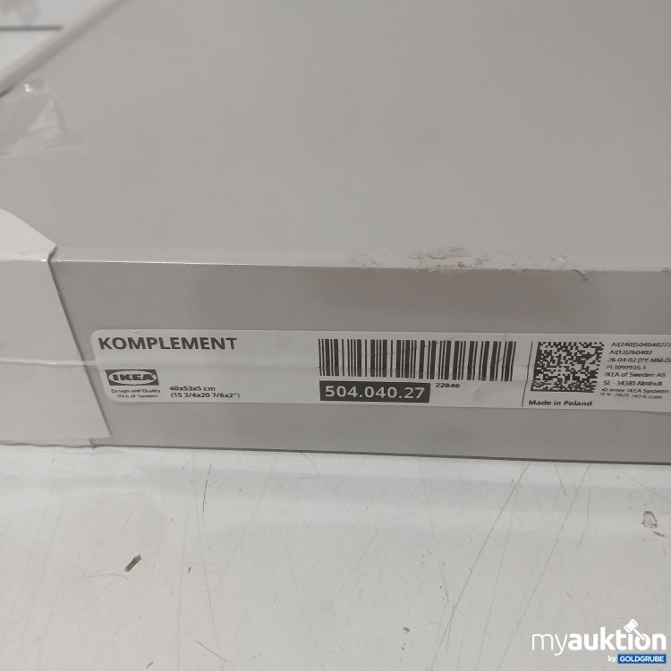 Artikel Nr. 471788 Artikel Nr. 471788: IKEA KOMPLEMENT Einsatz 40x53x5 cm
504.040.27