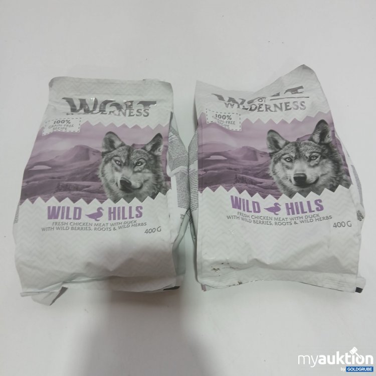 Artikel Nr. 834788: Wolf of Wilderness Hundefutter 2x400g