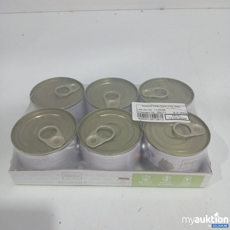 Artikel Nr. 854788: Mjamjam Katzenfutter Kitten Kalb 6x200g