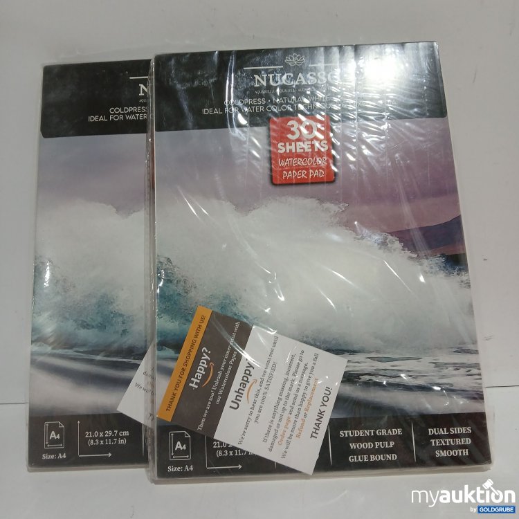 Artikel Nr. 878788: Nucasso Watercolor Paper Pad 30Sheets A4