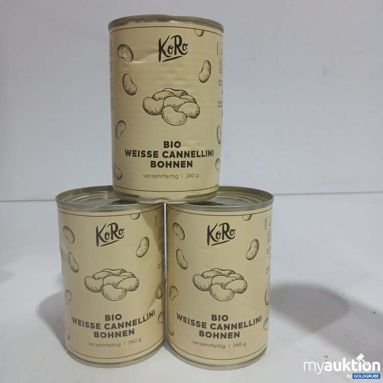 Artikel Nr. 891788: KoRo Bio weiße Cannellini Bohnen je 240g 