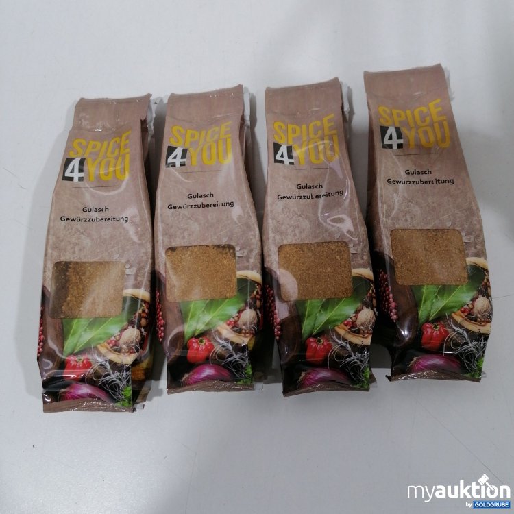 Artikel Nr. 914788: 4Stk Spice4you Gulasch Gewürzzubereitung 50g