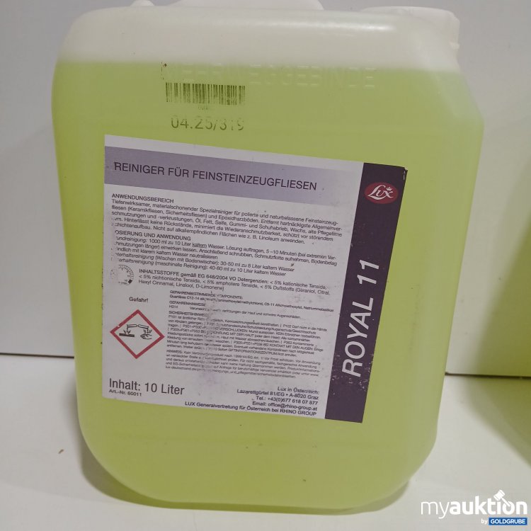 Artikel Nr. 950788: Royal 11 Reiniger für Feinsteinzeugfliesen 10 Liter 