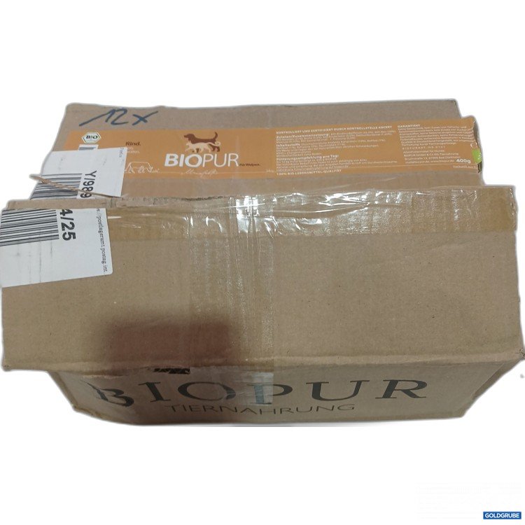 Artikel Nr. 971788: Biopur Tiernahrung für Welpen Rind Reis Karotten 12x400g 